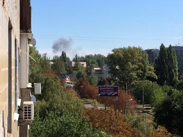В Донецке взорвали военные склады 