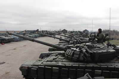 В Сеть попали свежие снимки техники боевиков в Луганске