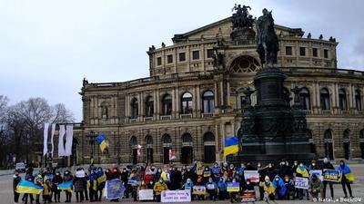 В нескольких городах Германии прошли акции в поддержку Украины