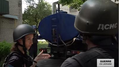 Журналисты France 24 попали под обстрел в Славянске (ВИДЕО)