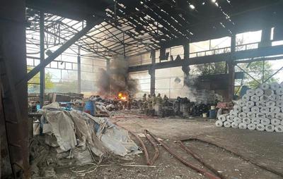 В оккупированной Головке cгорел склад на территории химзавода «Стирол»