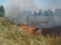 Большой пожар в окрестностях Краматорска (ВИДЕО)