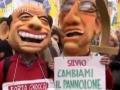 Итальянцы бунтуют против Берлускони (ВИДЕО)