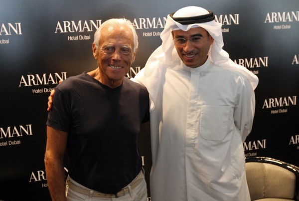       (Giorgio Armani)   Emaar Properties   (Mohammed Alabbar).