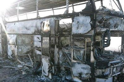 Направлялись в Россию: стало известно, кто ехал в злополучном автобусе, сгоревшем в Казахстане. ВИДЕО