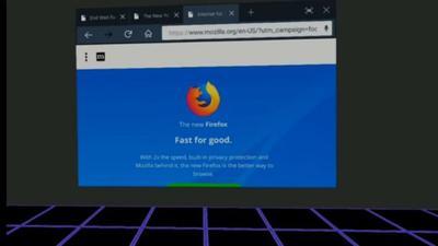 Mozilla презентовала браузер для виртуальной реальности
