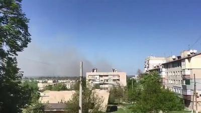  Пожар на воинских складах в Балаклее локализирован, открыто уголовное производство