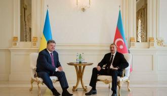 Петр Порошенко провел переговоры с Президентом Азербайджана