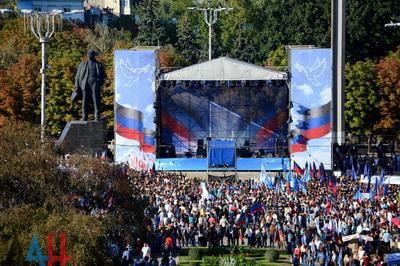 Пушилин объявил об участии в «выборах», воспользовавшись мероприятием в центре Донецка