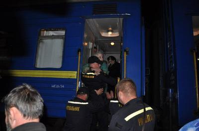 Кировоградщина встретила третий эвакуационный поезд из Донецкой области