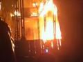 Пожар в Киеве на Крещатике (ВИДЕО)
